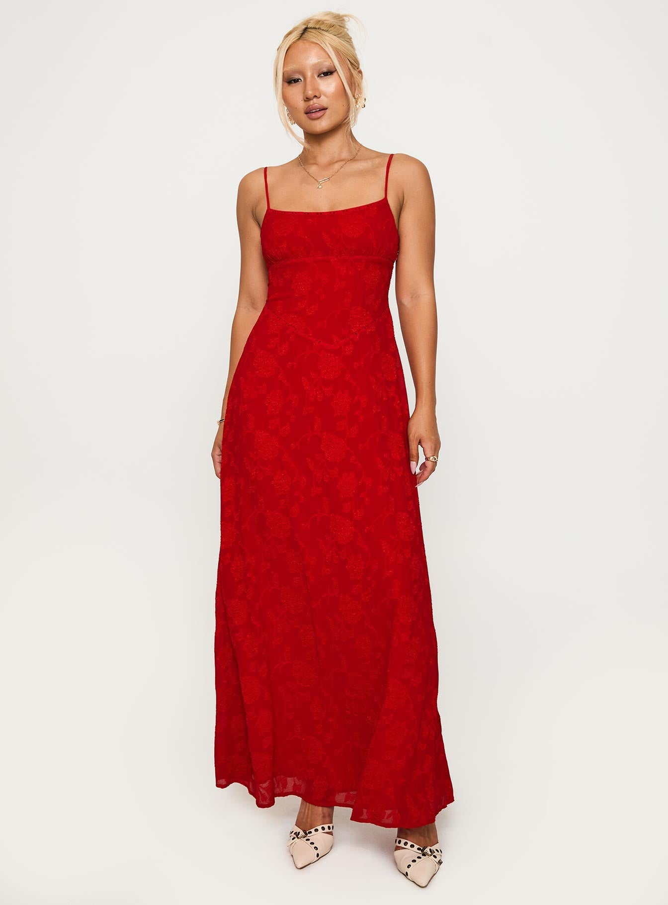 Rose Maxi Dress Red