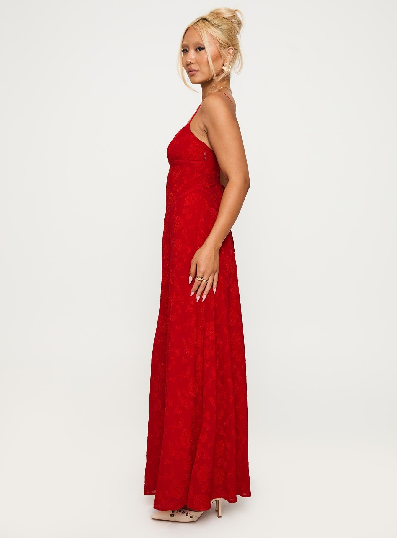 Rose Maxi Dress Red