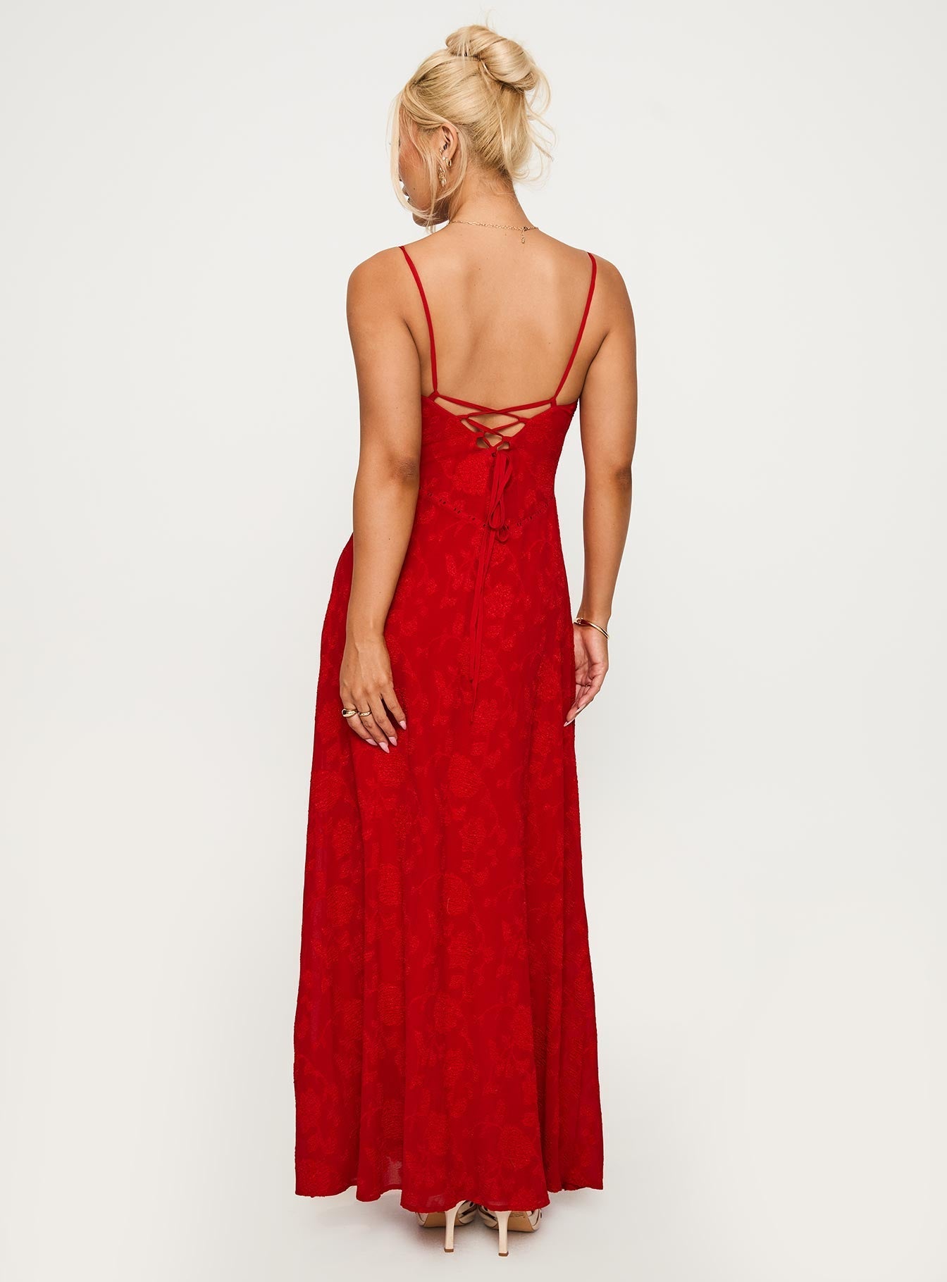 Rose Maxi Dress Red