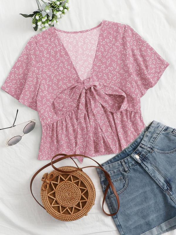 ALTHEA™ – Casual Summer V-Neck Flowy Top