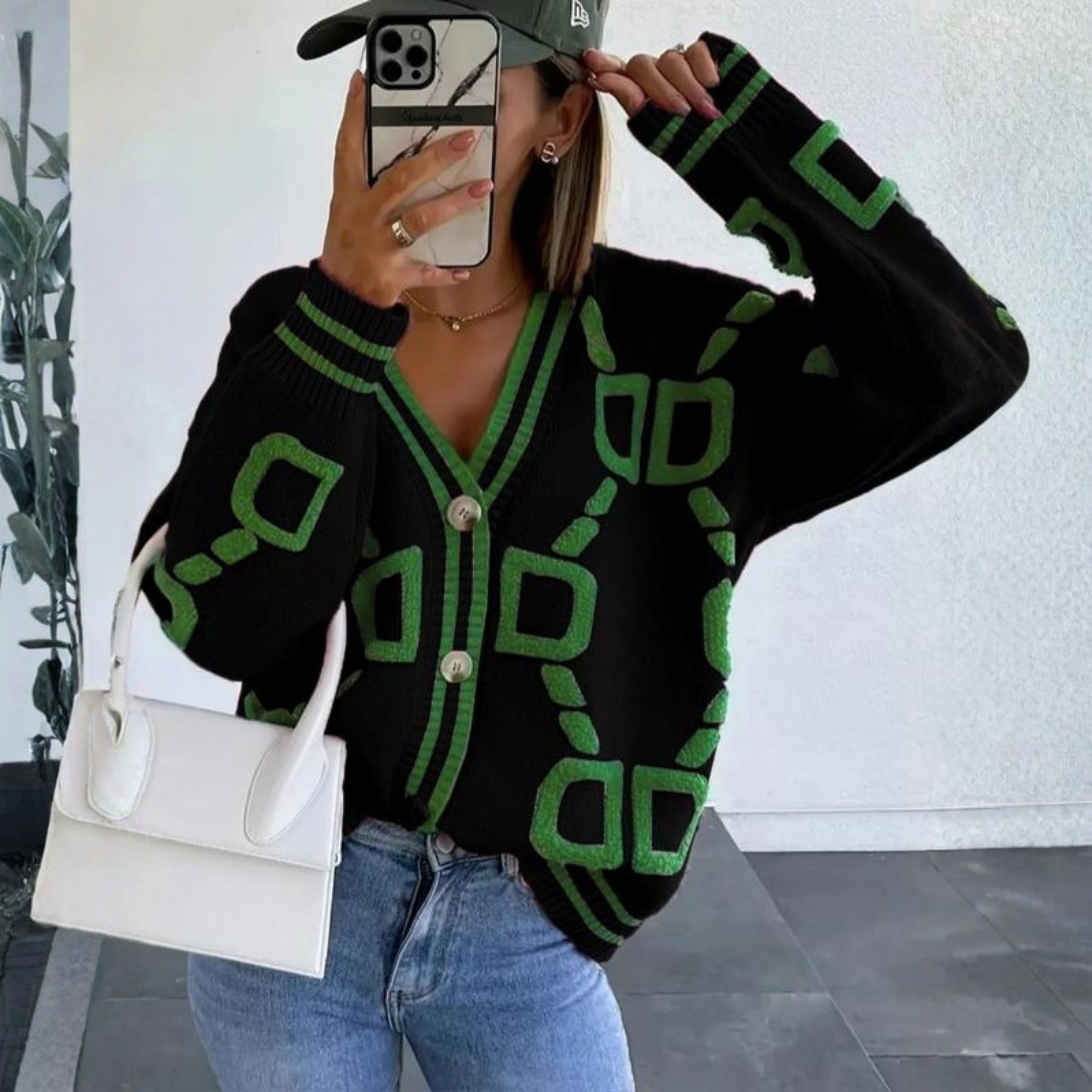 ELEA™ - Classy Button Down Long Sleeve Cardigan