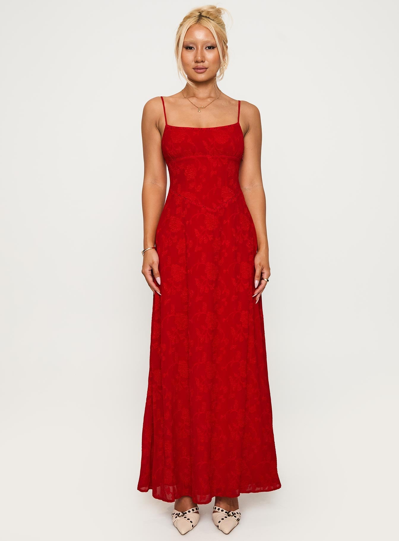 Rose Maxi Dress Red