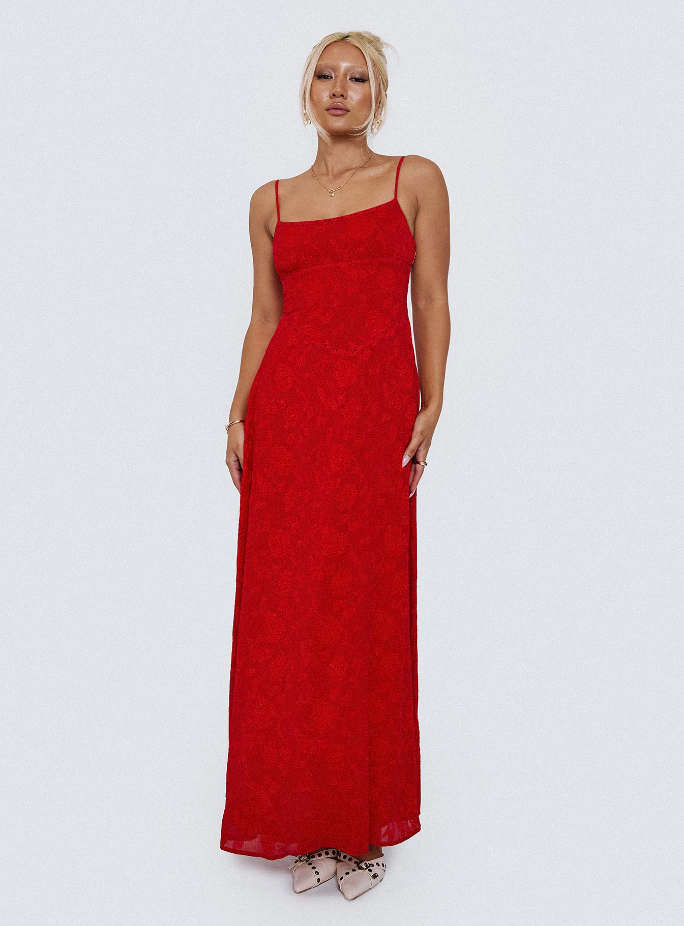 Rose Maxi Dress Red