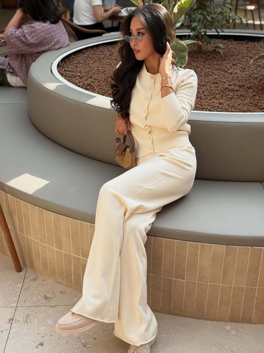 Amal Knitted Cardigan Set