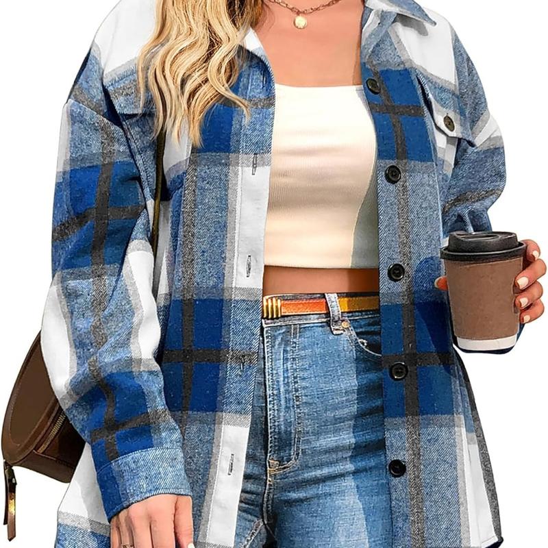 BRIGID™ - Stylish Plus-Size Shacket