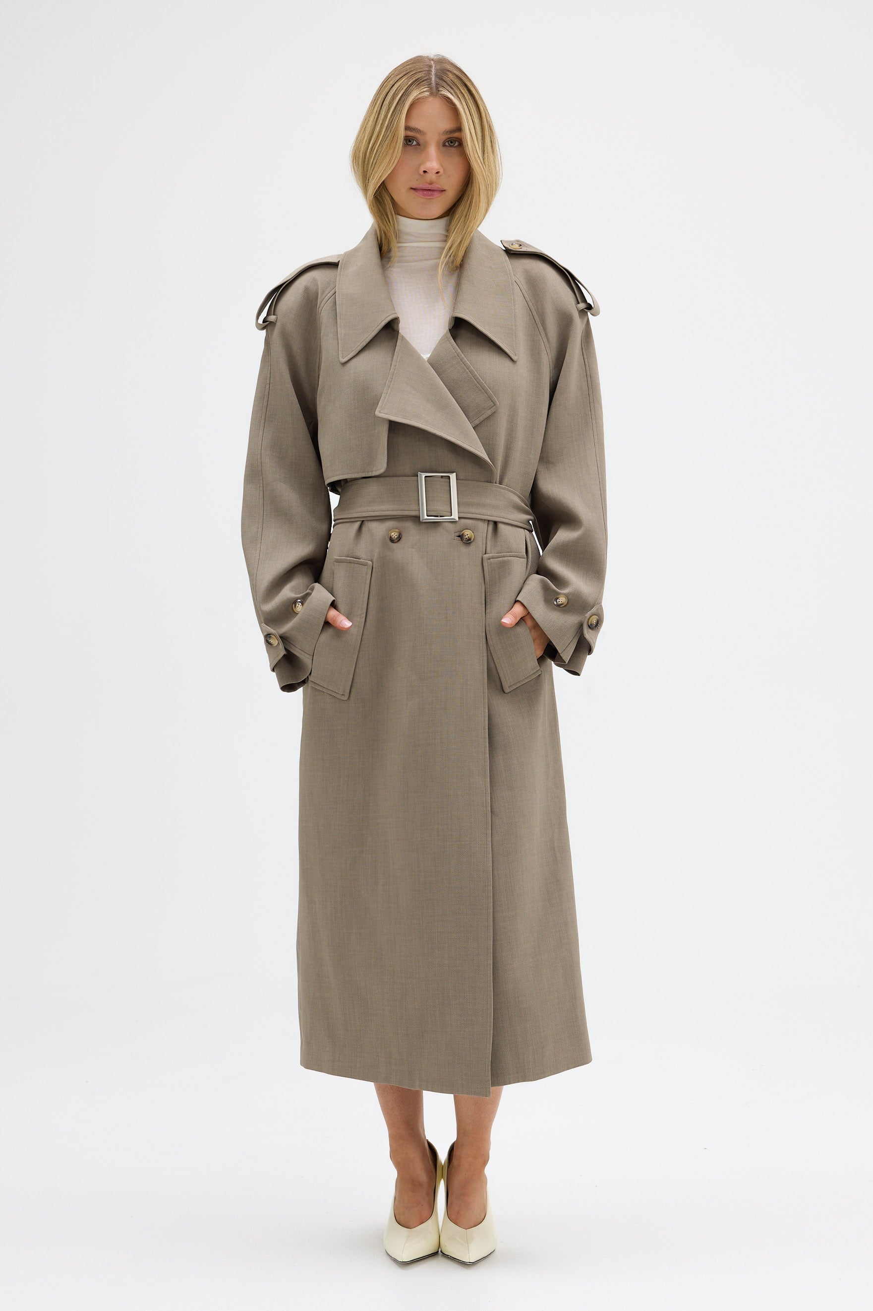 Ruby Trench Coat