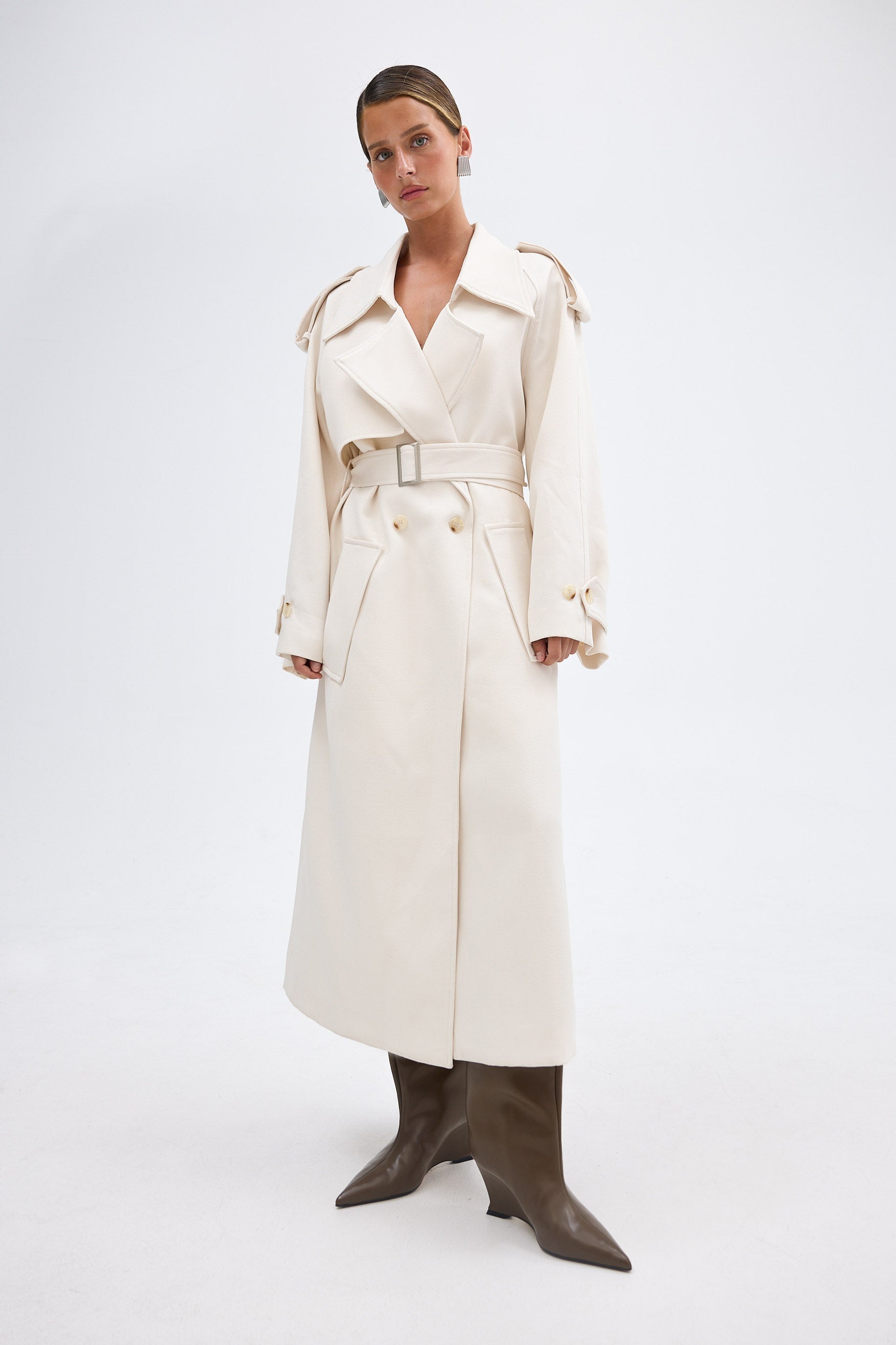 Ruby Trench Coat