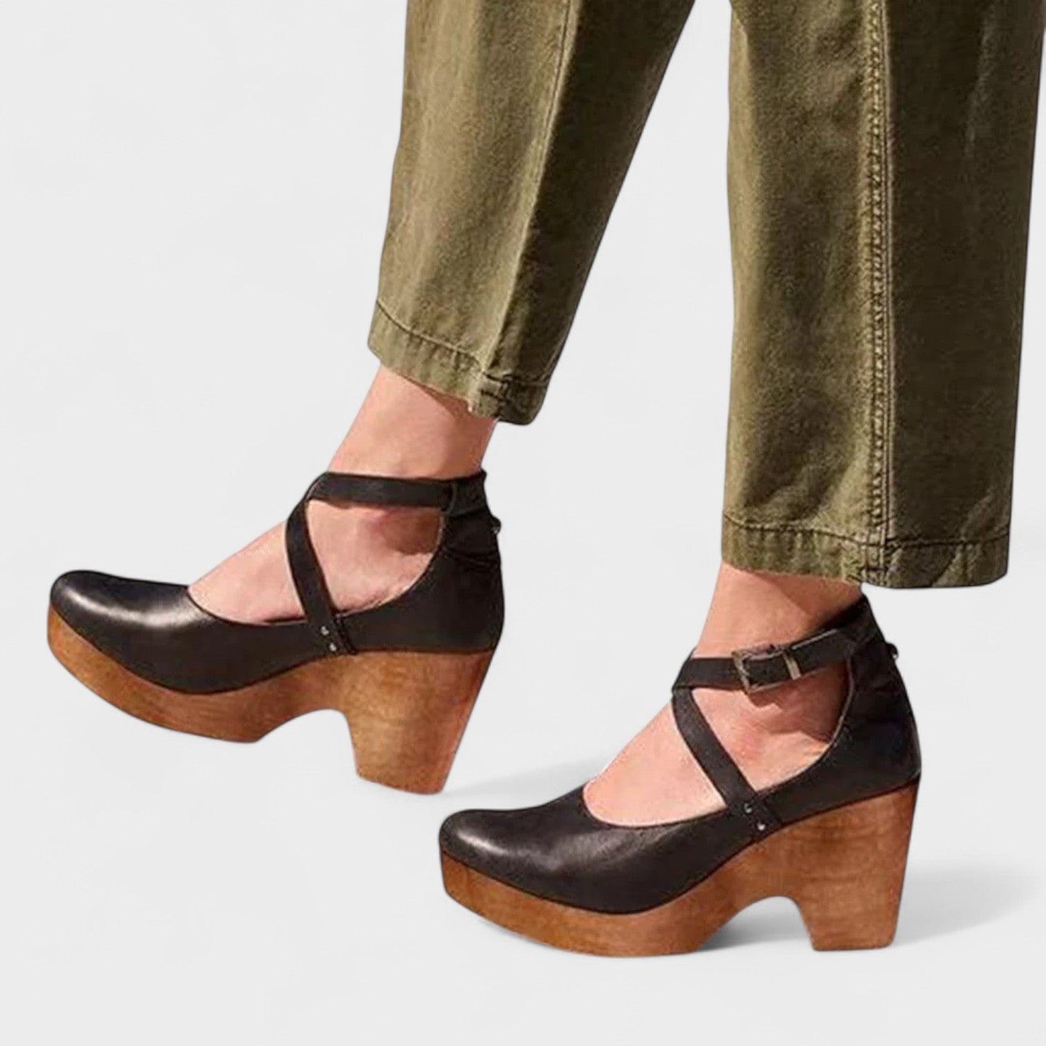 ELARU™ – Classic Comfort Wedge Sandals