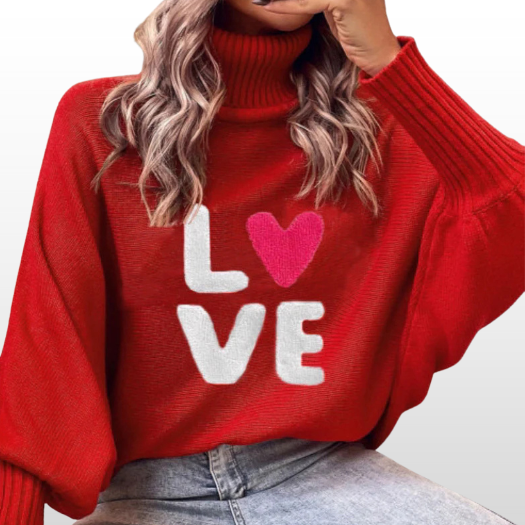 EMMIE™ - Loose-Fit Knit Sweater with Batwing Sleeves