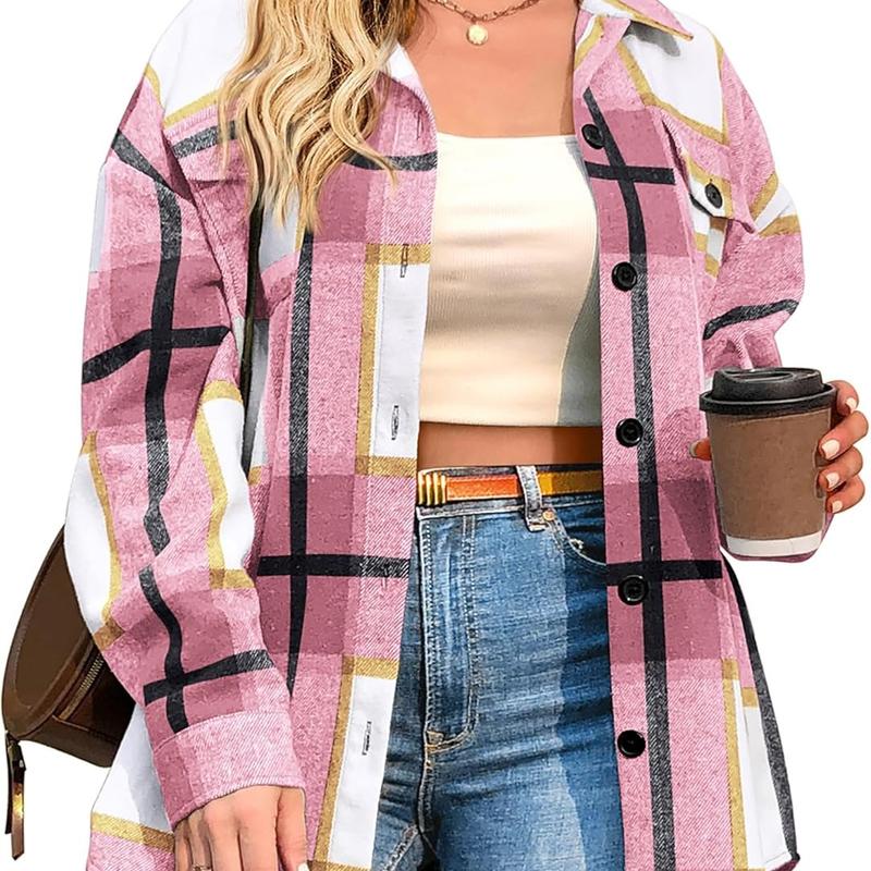 BRIGID™ - Stylish Plus-Size Shacket