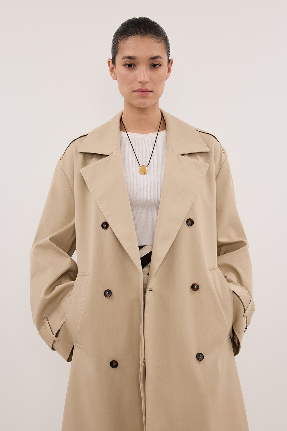 GABRIELLA BELTED TRENCH COAT