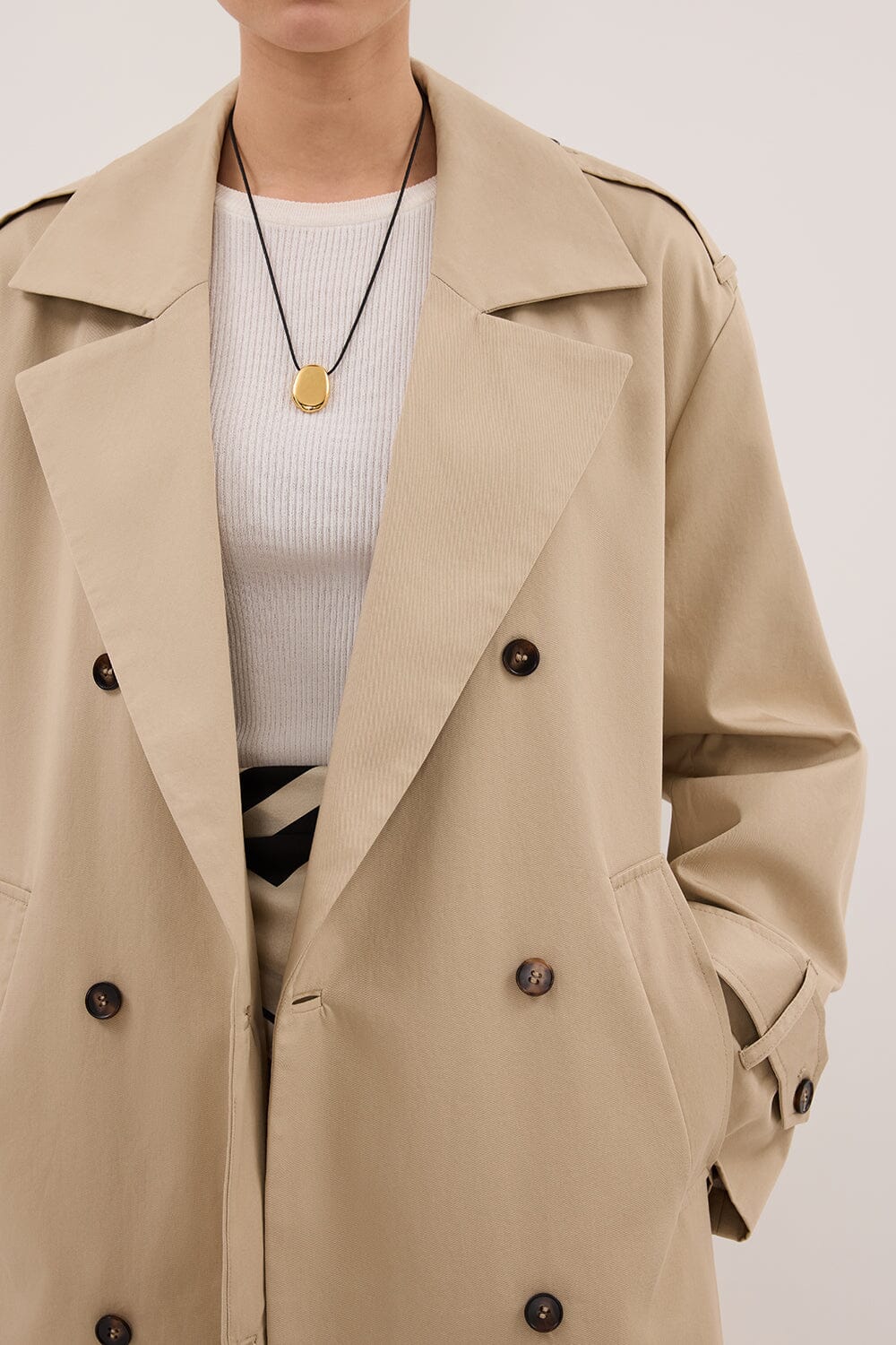 GABRIELLA BELTED TRENCH COAT