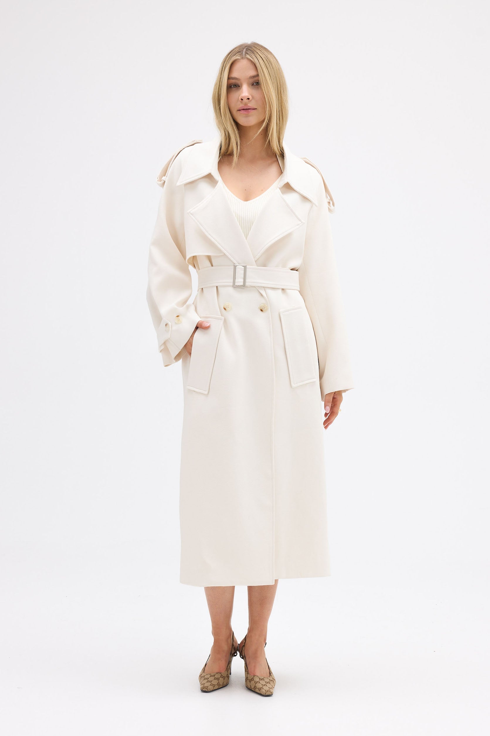 Ruby Trench Coat