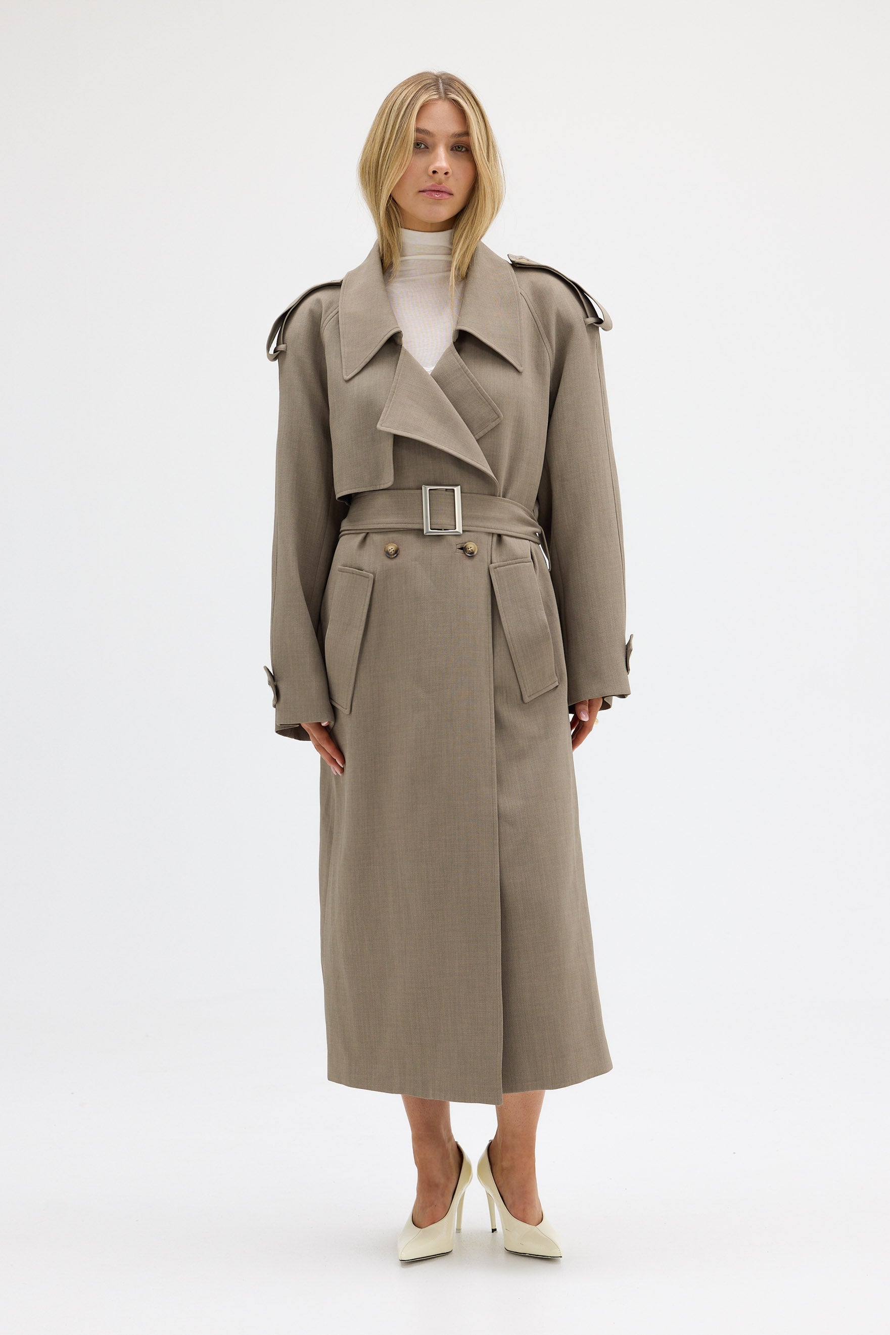 Ruby Trench Coat
